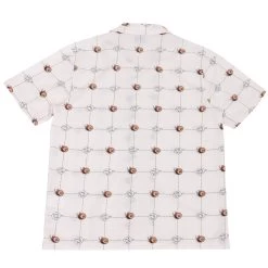 DJ Short Sleeve Soft Collar Shirt - Flaming Eye Grid 5 DJ Short Sleeve Soft Collar Shirt - Flaming Eye Grid -Folk Shop 2X3A5526