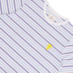 Multistripe Tee - Off White Sun DP -Folk Shop AW24pre 012