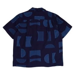 Relaxed Soft Collar Shirt - Indigo Moon DP -Folk Shop AW24pre 018
