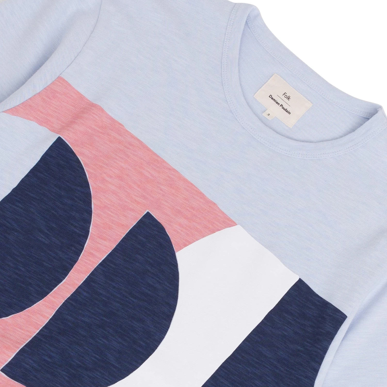 Flag Tee - Ice Blue Moon DP 2 Flag Tee - Ice Blue Moon DP - Image 2