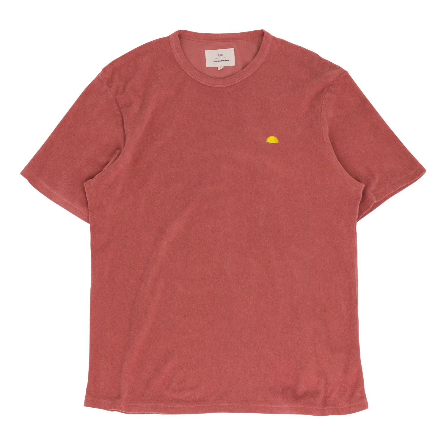 Relaxed Assembly Tee - Dark Coral Terry DP 1 Relaxed Assembly Tee - Dark Coral Terry DP