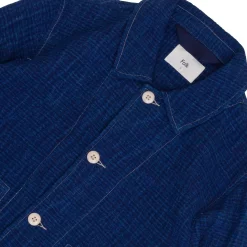 Prism Jacket - Indigo Waffle 12 Prism Jacket - Indigo Waffle -Folk Shop AW24pre 042