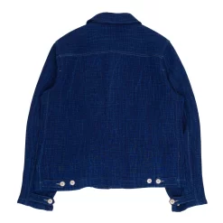 Prism Jacket - Indigo Waffle 17 Prism Jacket - Indigo Waffle -Folk Shop AW24pre 043