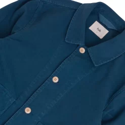 Prism Jacket - Ocean Blue Canvas -Folk Shop AW24pre 075