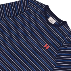 Multistripe Tee - Navy Moon DP 11 Multistripe Tee - Navy Moon DP -Folk Shop AW24pre 078
