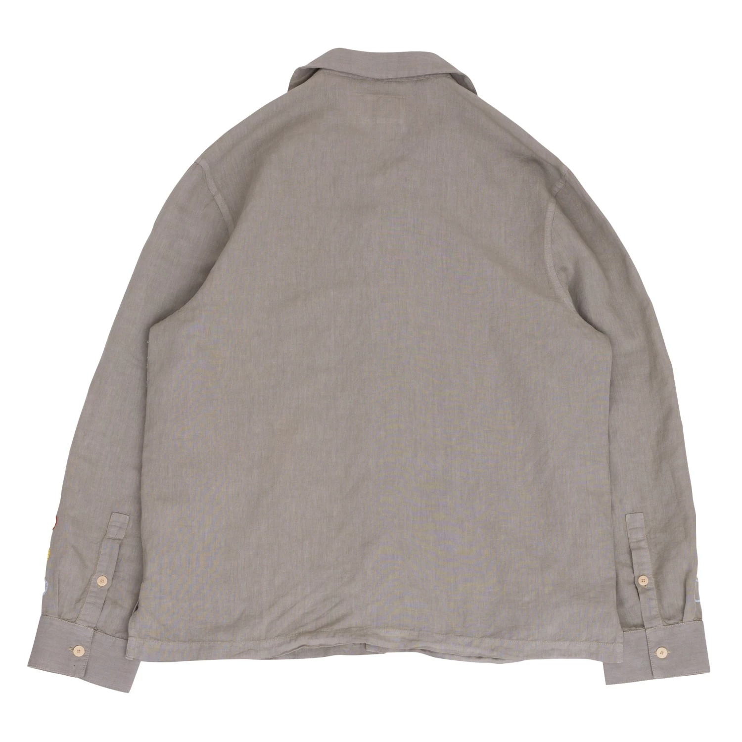 LS Soft Collar Shirt - Olive Sun Embroidery DP 10 LS Soft Collar Shirt - Olive Sun Embroidery DP - Image 10