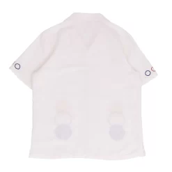 SS Soft Collar Shirt - Ecru Sun Embroidery DP -Folk Shop AW24pre 116