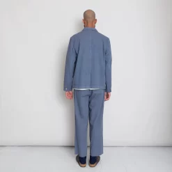 Wide Fit Blazer - Soft Blue -Folk Shop AW24preMarcelostyledshots 040