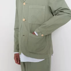 Wide Fit Blazer - Sage Summer Twill -Folk Shop AW24preMarcelostyledshots 073