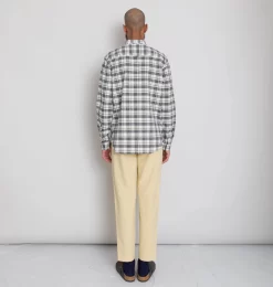 Relaxed Fit Shirt - Ecru Black Check -Folk Shop AW24preMarcelostyledshots 164 6bb56796 2faa 4421 b295 858d4fb97594