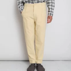 Assembly Pant - Wheat Linen 11 Assembly Pant - Wheat Linen -Folk Shop AW24preMarcelostyledshots 173