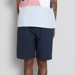 Relaxed Short - Navy -Folk Shop AW24preMarcelostyledshots 187