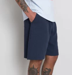 Relaxed Short - Navy -Folk Shop AW24preMarcelostyledshots 188