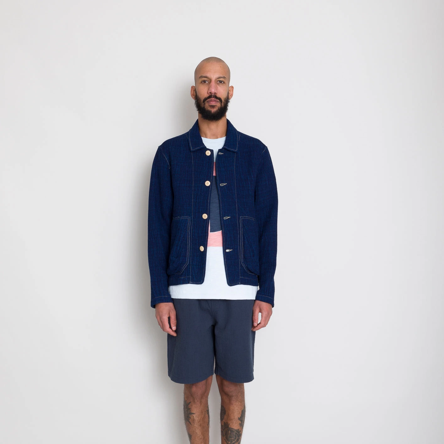 Prism Jacket - Indigo Waffle 2 Prism Jacket - Indigo Waffle - Image 2
