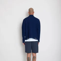 Prism Jacket - Indigo Waffle 14 Prism Jacket - Indigo Waffle -Folk Shop AW24preMarcelostyledshots 193