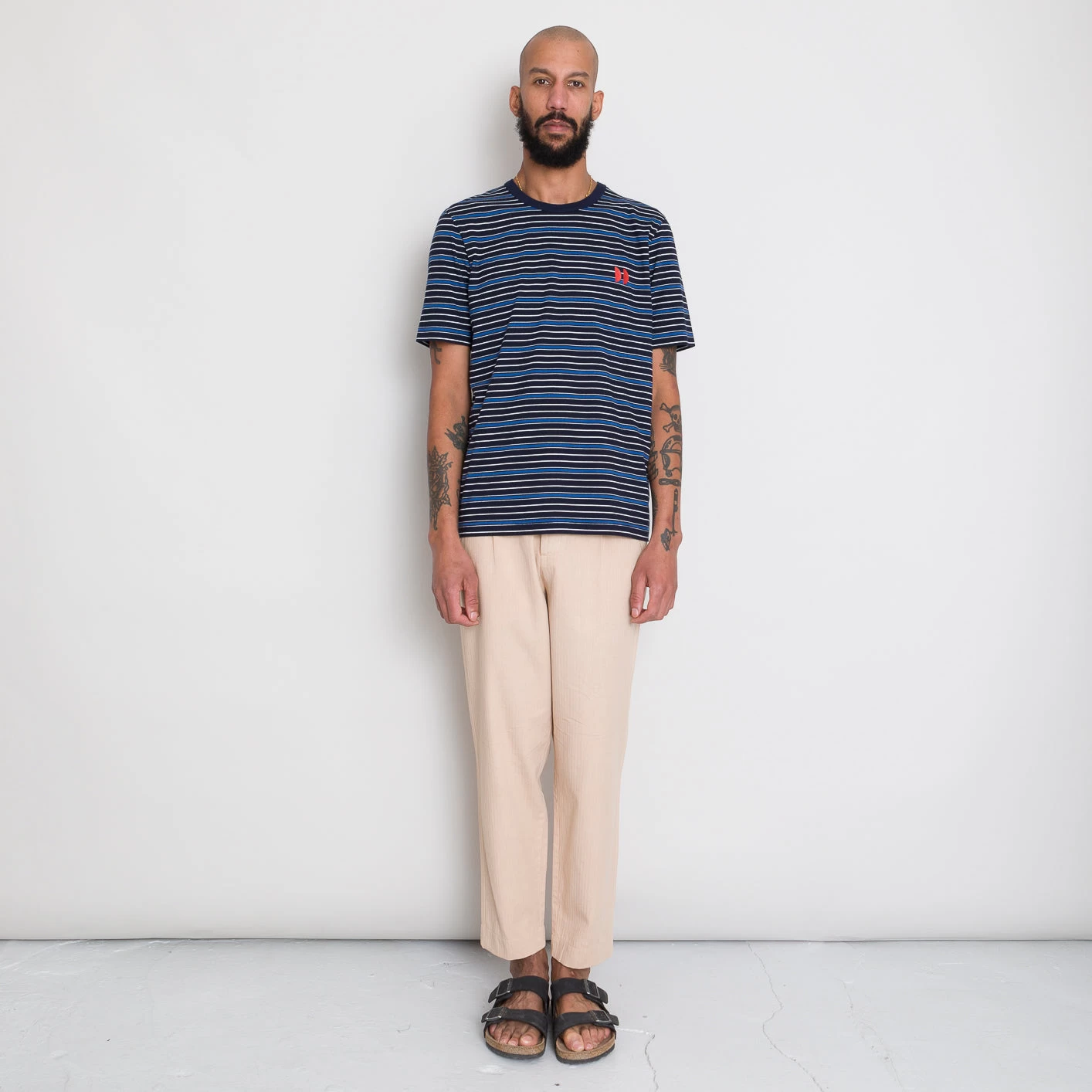 Multistripe Tee - Navy Moon DP 2 Multistripe Tee - Navy Moon DP - Image 2