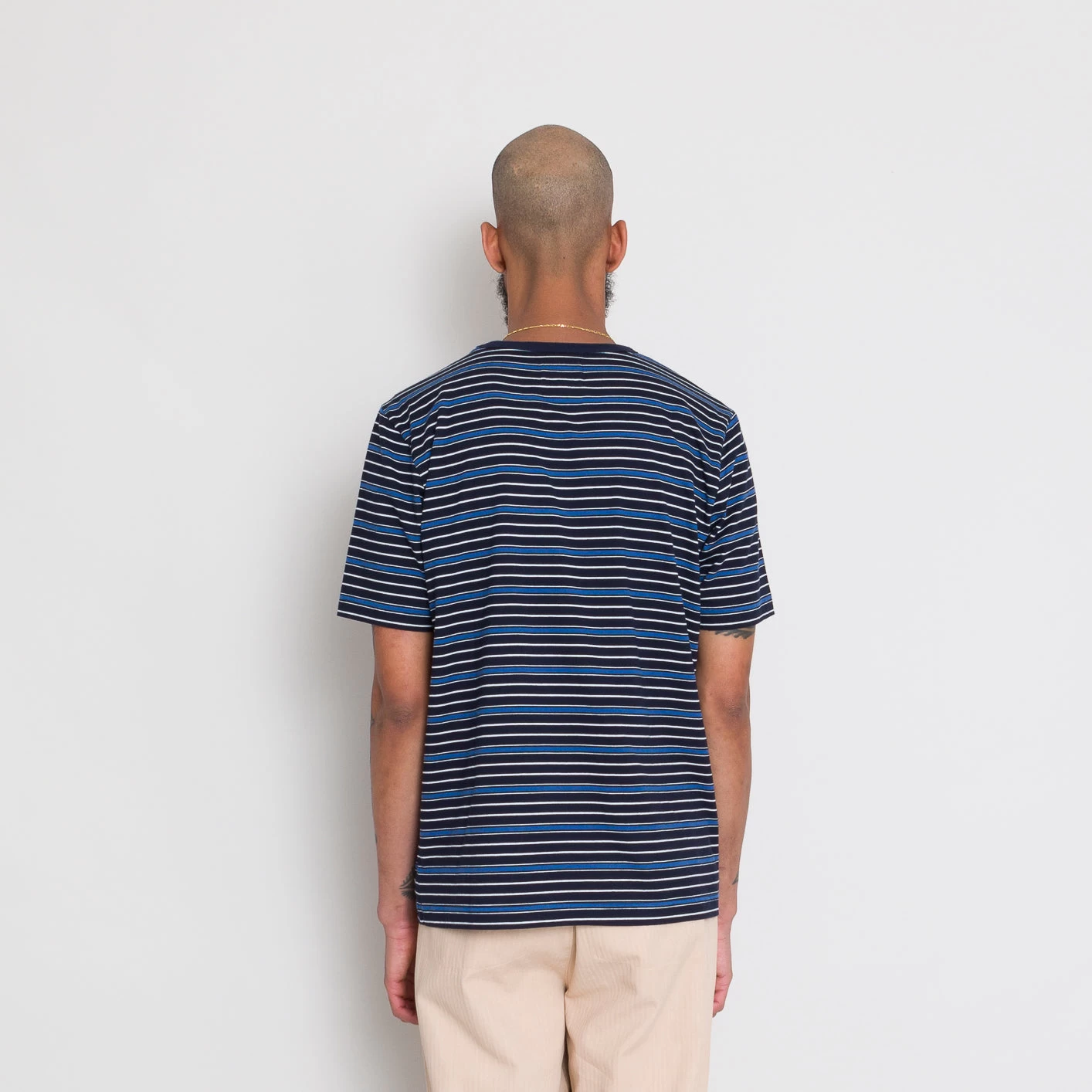 Multistripe Tee - Navy Moon DP 6 Multistripe Tee - Navy Moon DP - Image 6