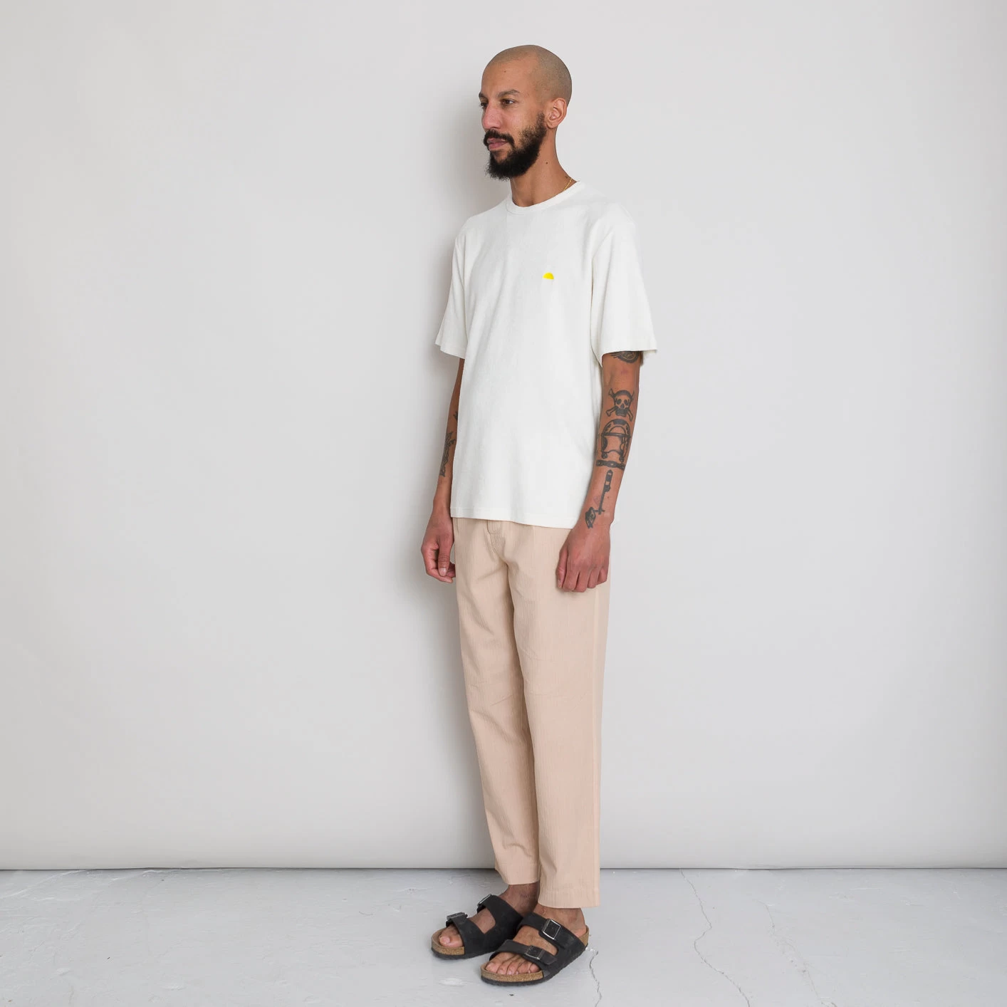 Relaxed Assembly Tee - Stone Terry DP 3 Relaxed Assembly Tee - Stone Terry DP - Image 3