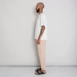 Relaxed Assembly Tee - Stone Terry DP 12 Relaxed Assembly Tee - Stone Terry DP -Folk Shop AW24preMarcelostyledshots 259