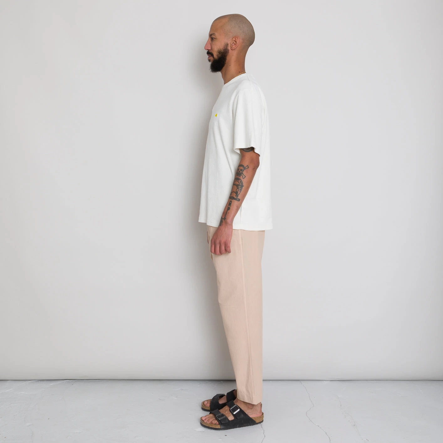 Relaxed Assembly Tee - Stone Terry DP 4 Relaxed Assembly Tee - Stone Terry DP - Image 4