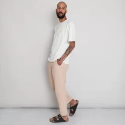 Relaxed Assembly Tee - Stone Terry DP 15 Relaxed Assembly Tee - Stone Terry DP -Folk Shop AW24preMarcelostyledshots 263