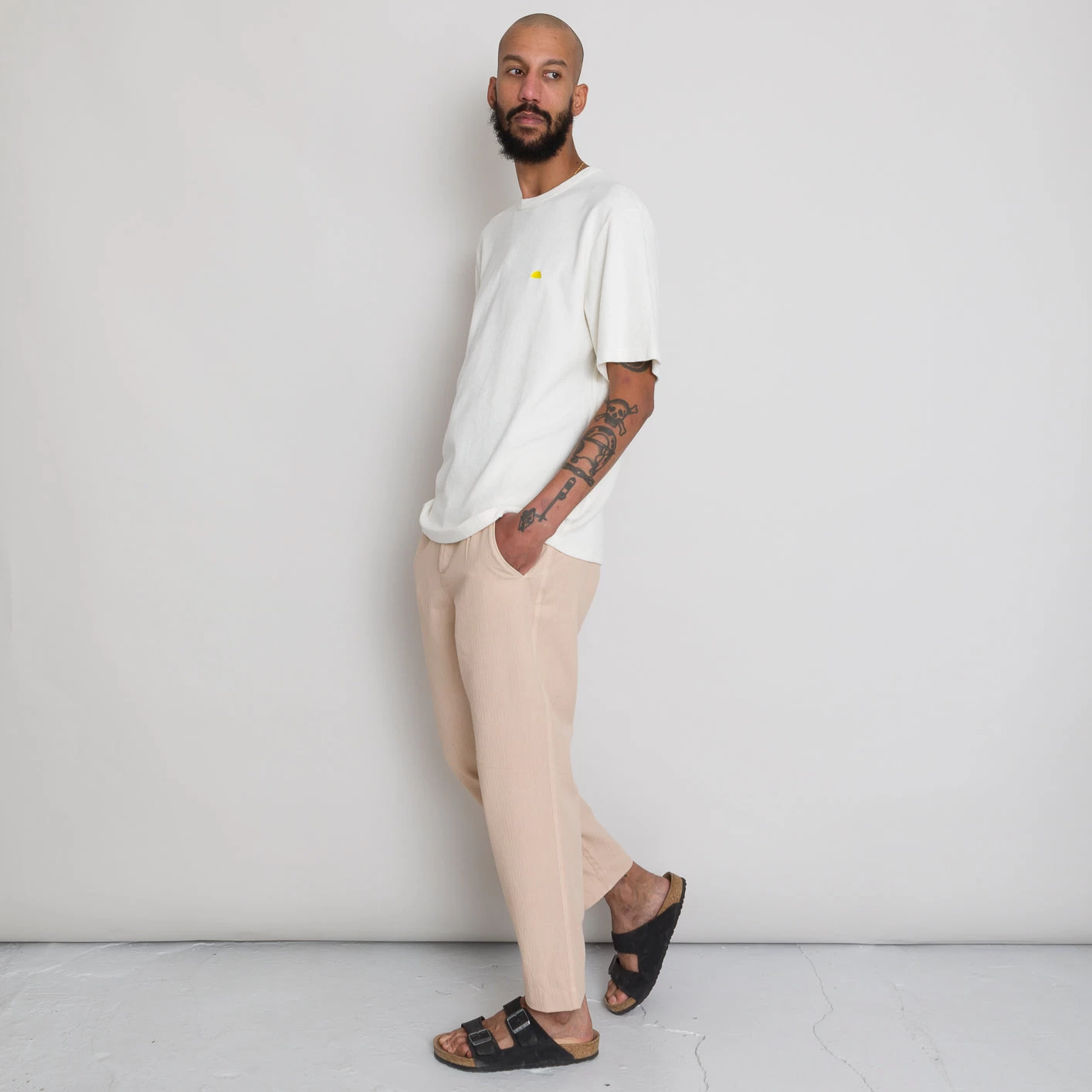 Relaxed Assembly Tee - Stone Terry DP 7 Relaxed Assembly Tee - Stone Terry DP - Image 7