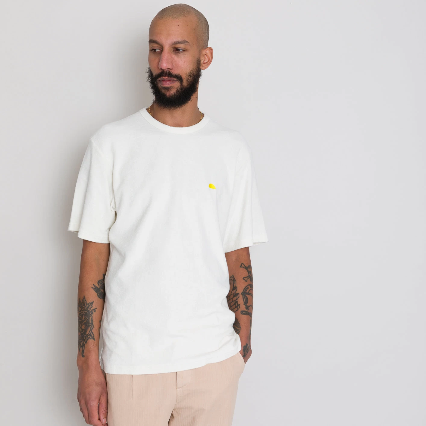 Relaxed Assembly Tee - Stone Terry DP 8 Relaxed Assembly Tee - Stone Terry DP - Image 8