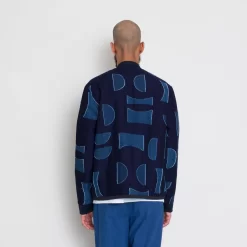 Cave Jacket - Indigo Moon DP -Folk Shop AW24preMarcelostyledshots 270