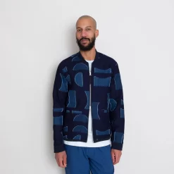 Cave Jacket - Indigo Moon DP -Folk Shop AW24preMarcelostyledshots 275