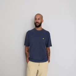 Relaxed Assembly Tee - Soft Navy Terry DP -Folk Shop AW24preMarcelostyledshots 352