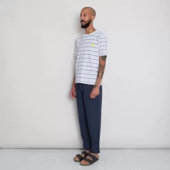 Multistripe Tee - Off White Sun DP -Folk Shop AW24preMarcelostyledshots 357