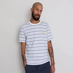 Multistripe Tee - Off White Sun DP -Folk Shop AW24preMarcelostyledshots 364