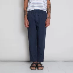 Drawcord Assembly Pant - Navy Summer Twill -Folk Shop AW24preMarcelostyledshots 366