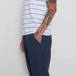 Drawcord Assembly Pant - Navy Summer Twill -Folk Shop AW24preMarcelostyledshots 369