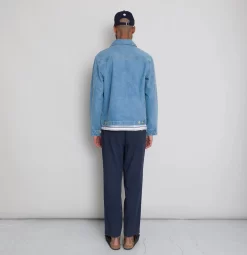 Assembly Pant - Navy Summer Twill -Folk Shop AW24preMarcelostyledshots 375