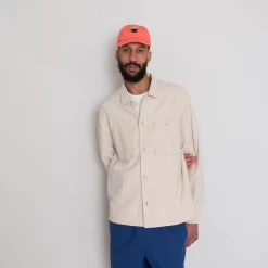 Patch Overshirt - Soft Pink Crinkle 17 Patch Overshirt - Soft Pink Crinkle -Folk Shop AW24preMarcelostyledshots 396