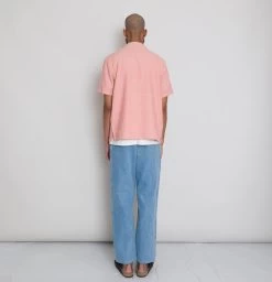 SS Soft Collar Shirt - Coral Texture -Folk Shop AW24preMarcelostyledshots 481