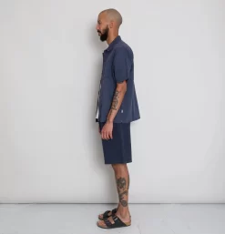 Gabe Shirt - Soft Navy 14 Gabe Shirt - Soft Navy -Folk Shop AW24preMarcelostyledshots 615