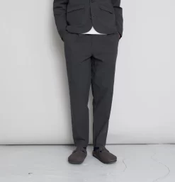 Assembly Suit Trouser - Graphite Crinkle -Folk Shop AW24preMarcelostyledshots 693