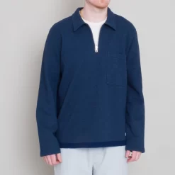 Signal Half Zip - Indigo -Folk Shop Archivess242 061