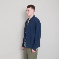 Assembly Jacket - Ash Navy Crinkle -Folk Shop Archivess242 129