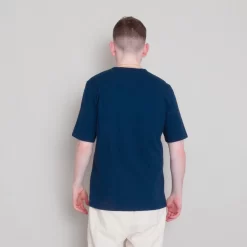 Slub Tee - Ash Navy -Folk Shop Archivess242 229