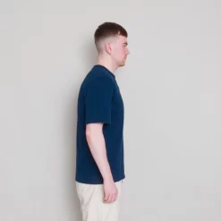 Slub Tee - Ash Navy -Folk Shop Archivess242 230