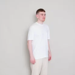 Pocket Nep Assemby Tee - White -Folk Shop Archivess242 262