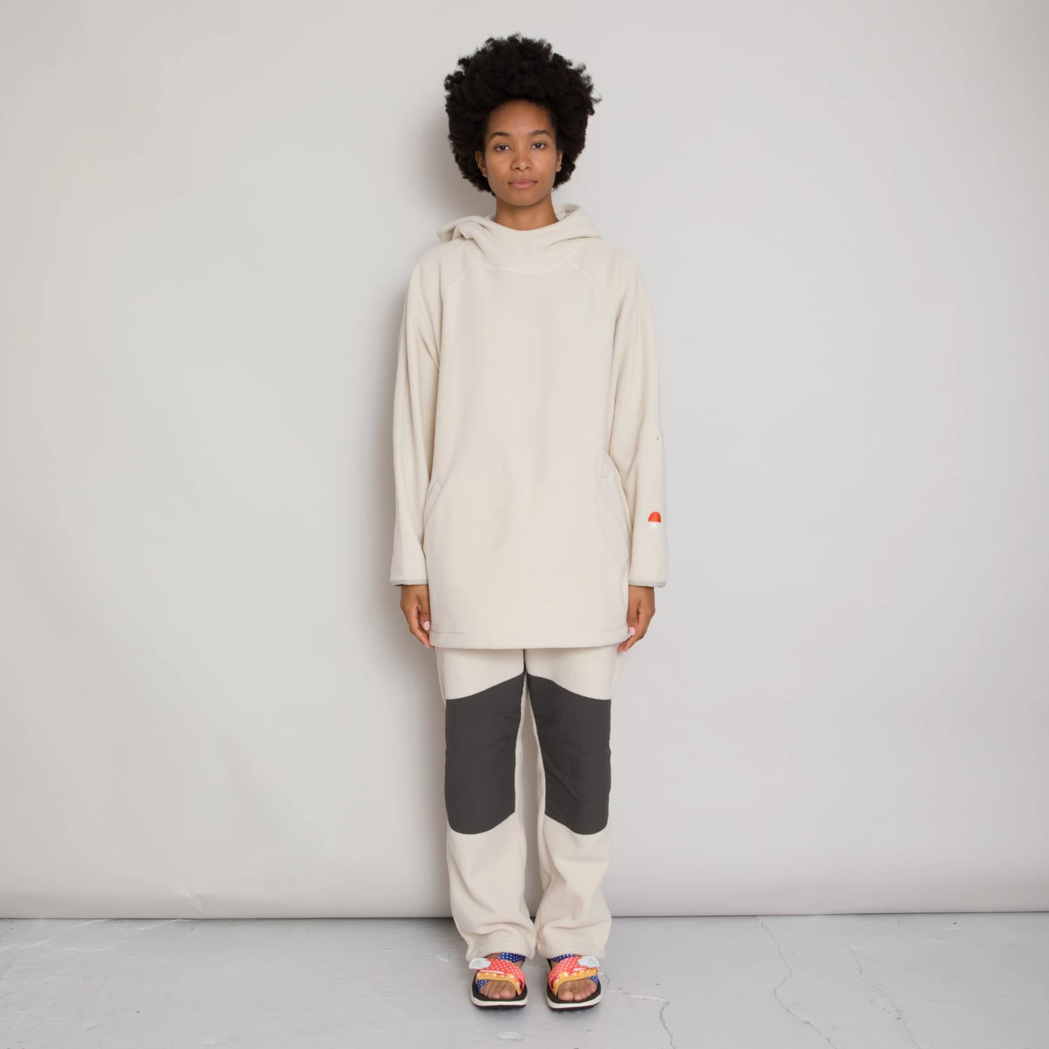 Folk X Speedo Polar Rivet Hoodie - Light Sand 5 Folk X Speedo Polar Rivet Hoodie - Light Sand - Image 5