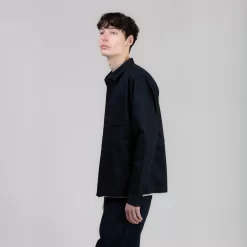 Assembly Jacket - Navy -Folk Shop CI17W Navy1497 Edit