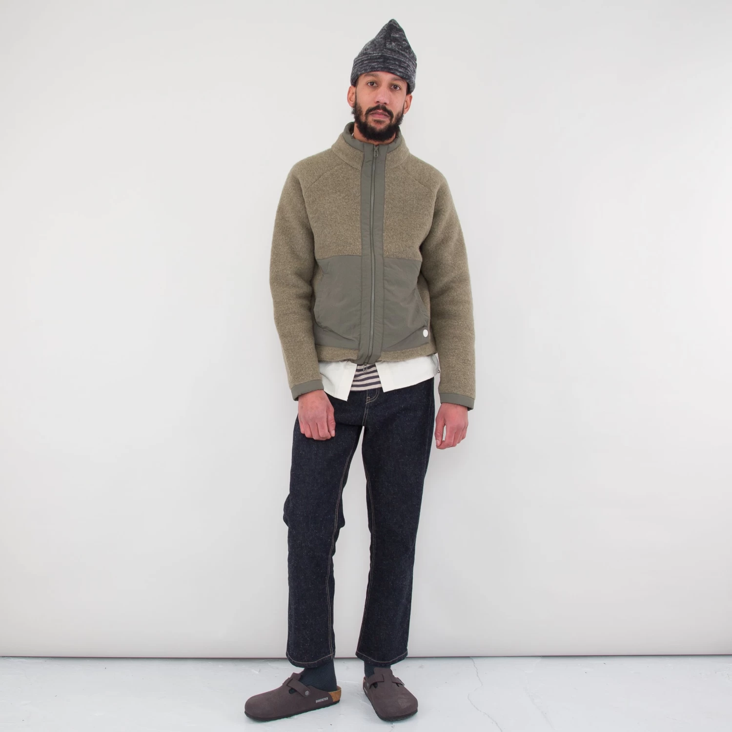 Signal Fleece - Olive Wool 2 Signal Fleece - Olive Wool - Image 2