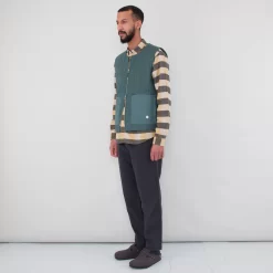 Assembly Pant - Navy Moleskin -Folk Shop FOLKMENSMODELAW23PART3 245