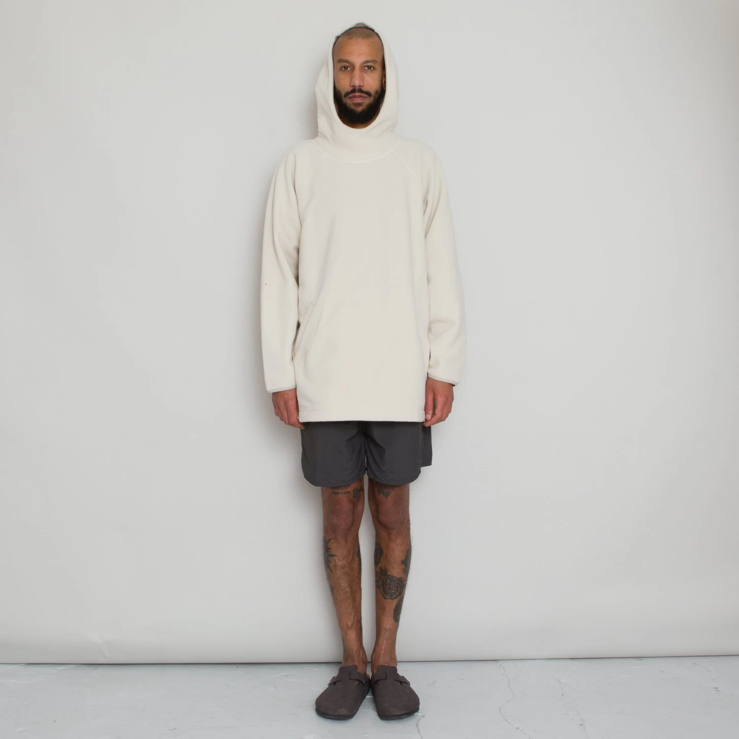 Folk X Speedo Polar Rivet Hoodie - Light Sand 4 Folk X Speedo Polar Rivet Hoodie - Light Sand - Image 4