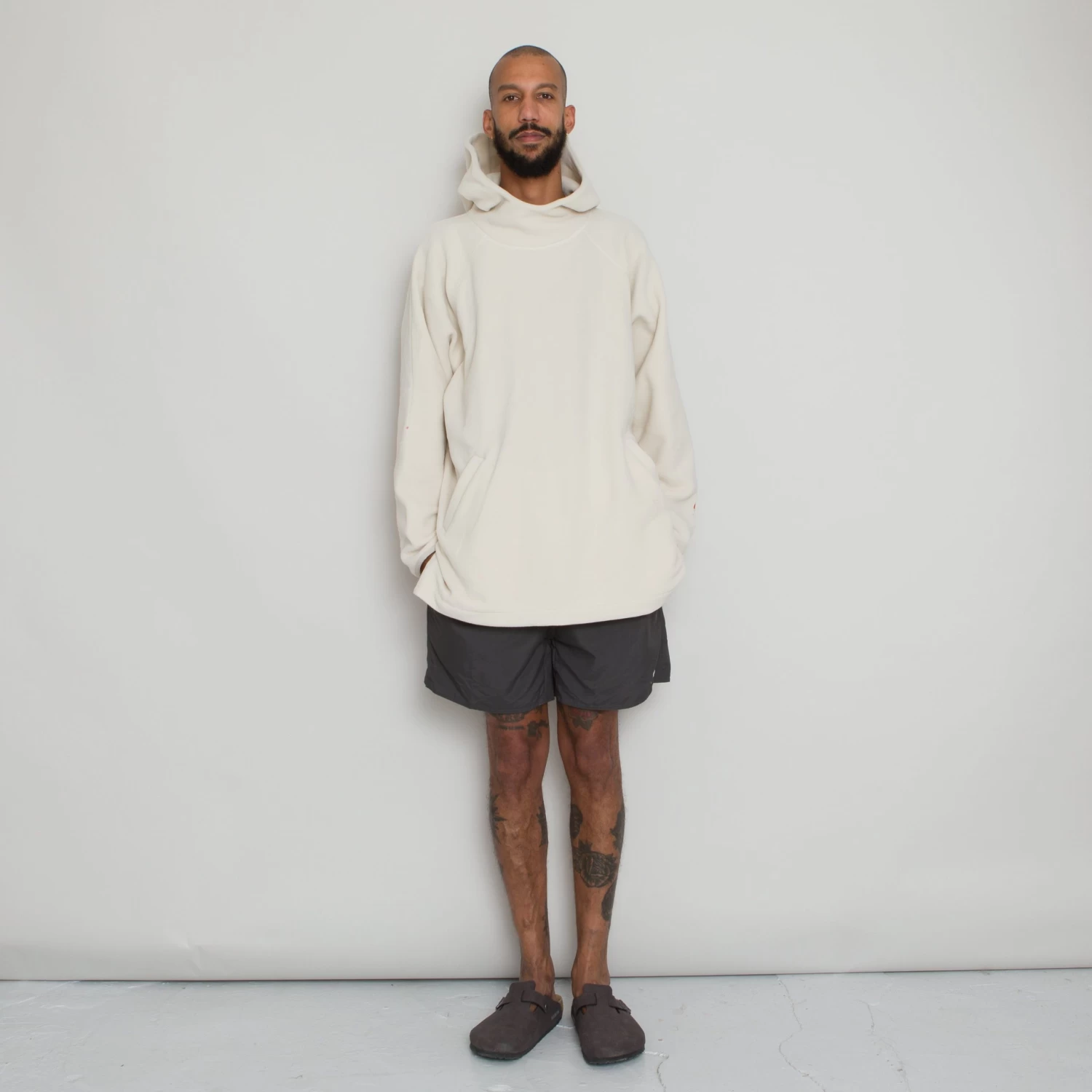 Folk X Speedo Polar Rivet Hoodie - Light Sand 10 Folk X Speedo Polar Rivet Hoodie - Light Sand - Image 10